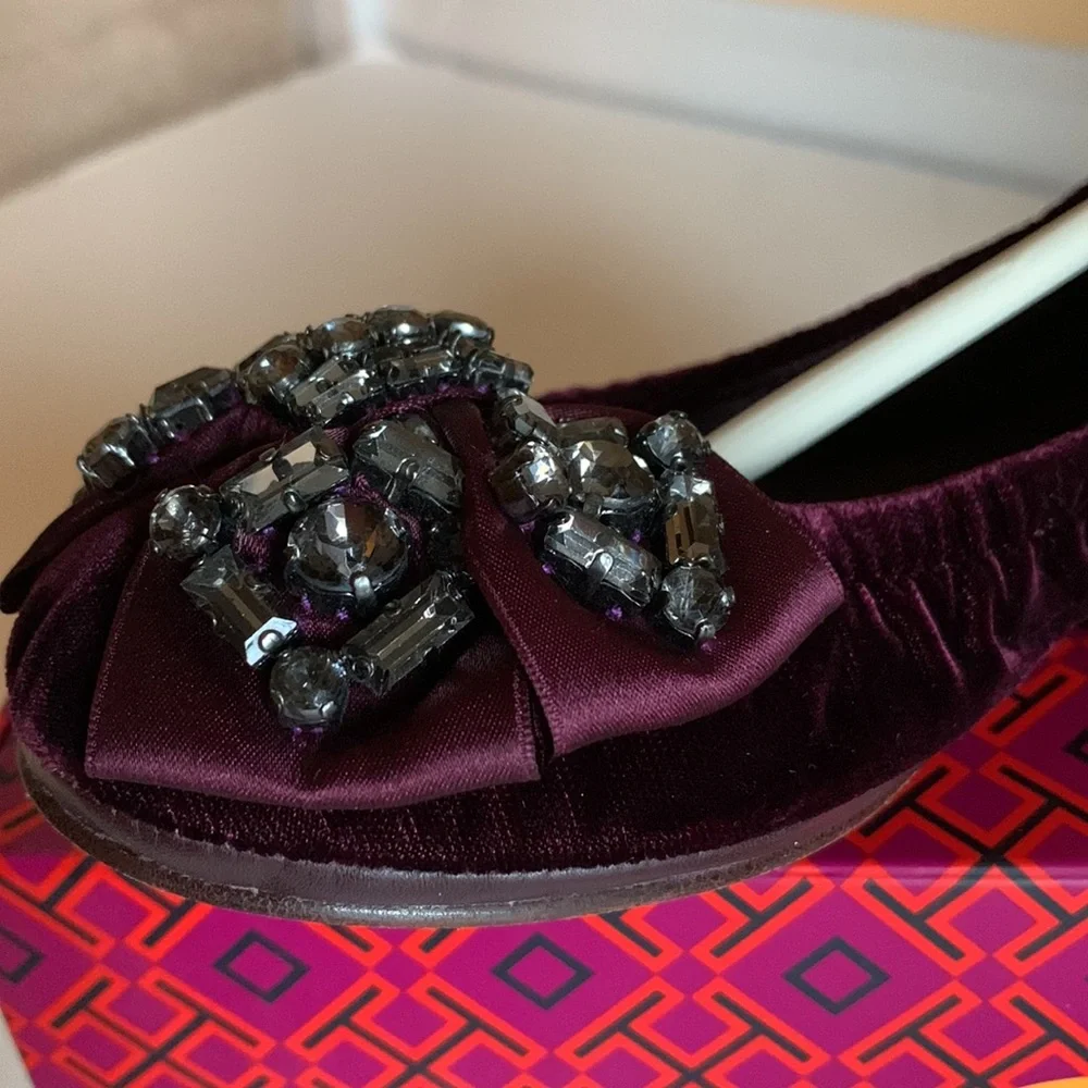 Tory Burch velvet flats